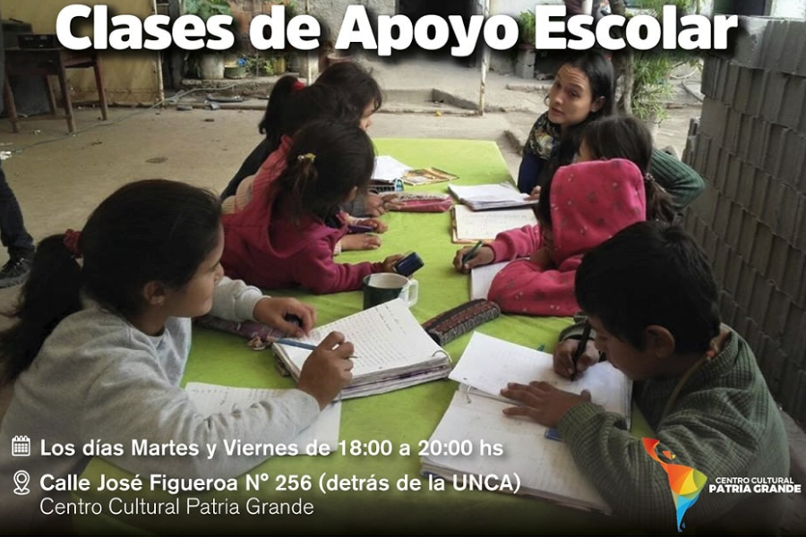 ¡Continuamos las clases de apoyo escolar!