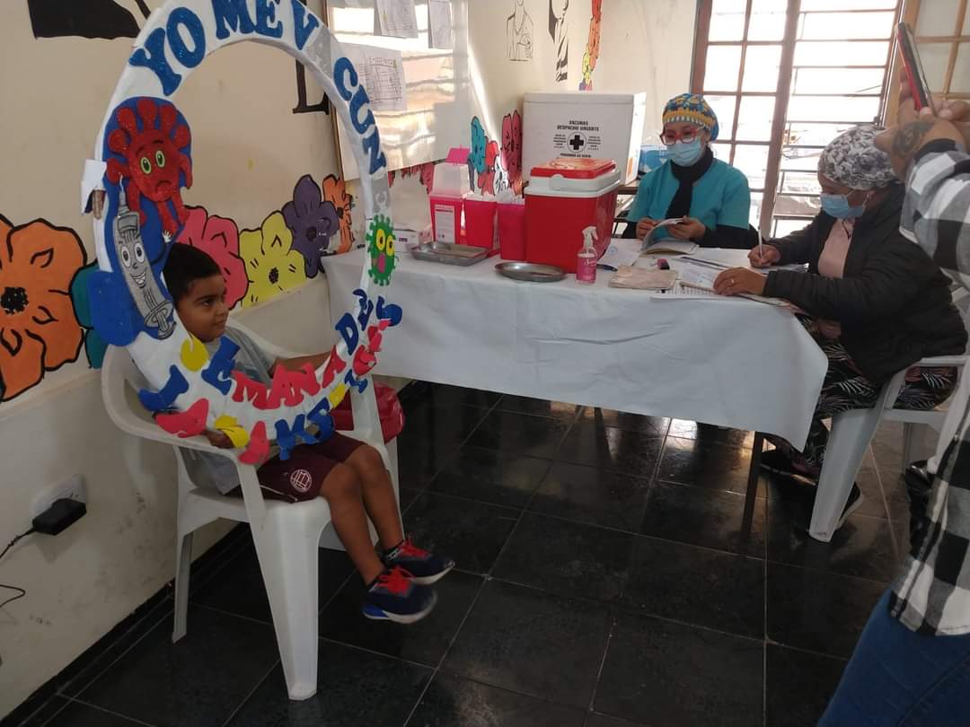 El sábado realizamos una jornada solidaria en el Centro Cultural