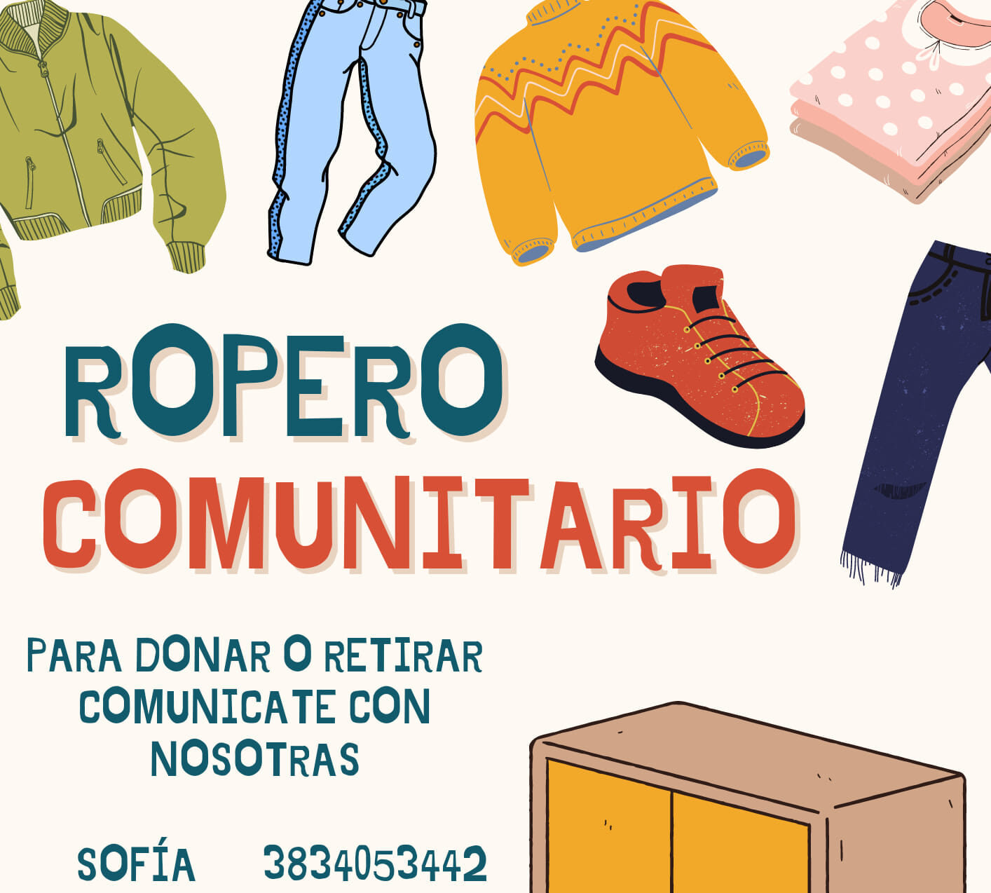 ¡Continuamos con el Ropero Comunitario!