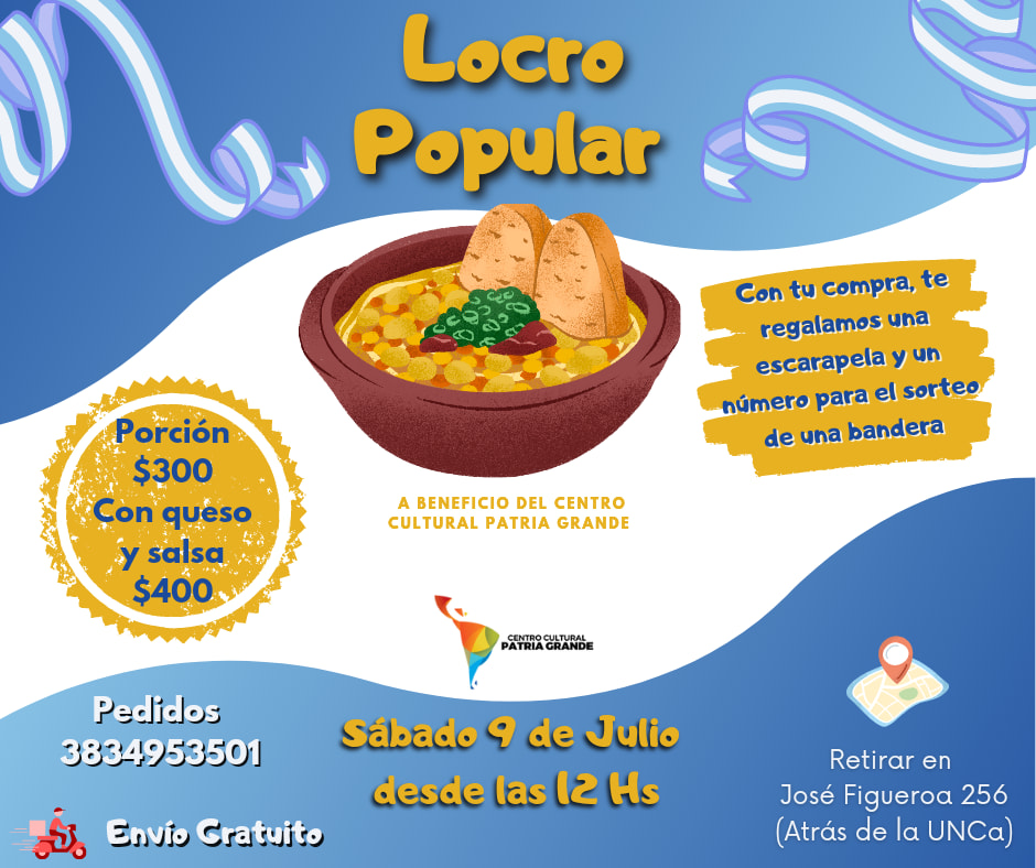 ¡Locreada popular en beneficio de nuestro Centro!