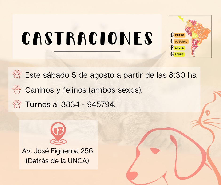 ¡Retomamos las Jornadas de Castraciones!